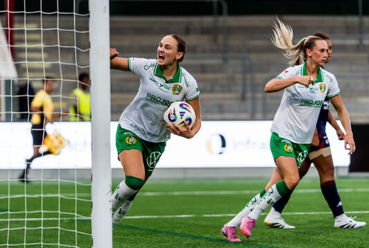Hammarbys Vilde Hasund jublar