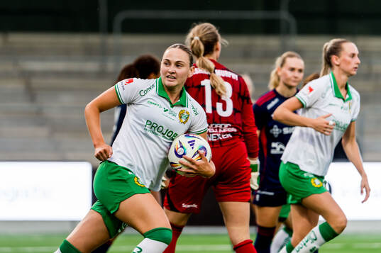 Hammarbys Vilde Hasund jublar