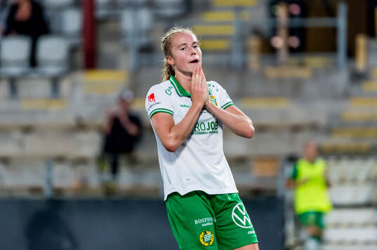Hammarbys Julie Blakstad deppar