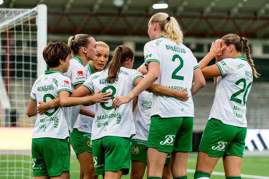 Hammarbys Vilma Emilia Koivisto jublar