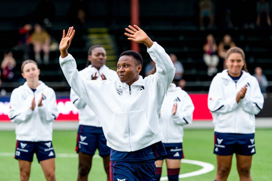 Rosengårds Halimatu Ayinde hyllas som afrikansk mästare