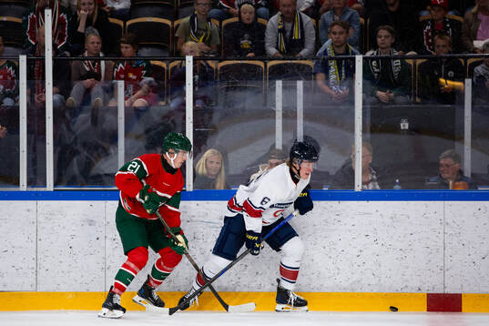 Frölundas Jere Innala och HV71s Karl Annborn