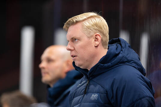 HV71s tränare Anton Blomqvst