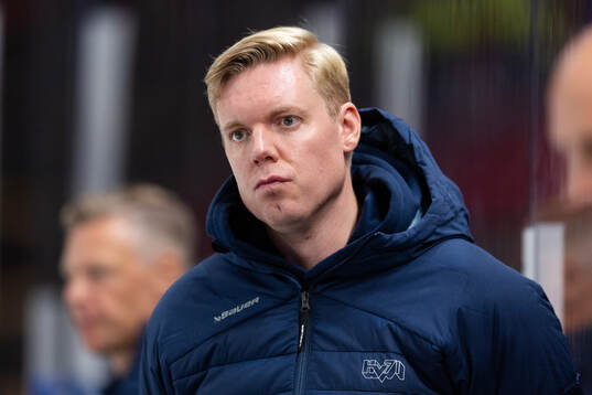HV71s tränare Anton Blomqvst