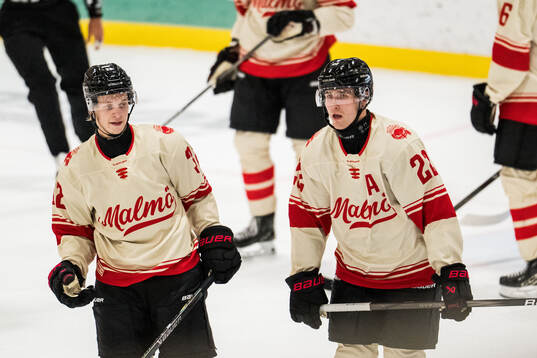 Malmö Redhawks Joona Ikonen och Janne Kuokkanen