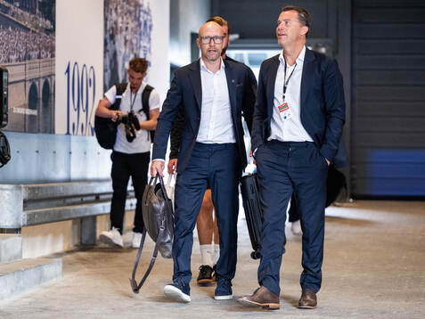 Head coach Henrik Rydström and Head of Sports Daniel