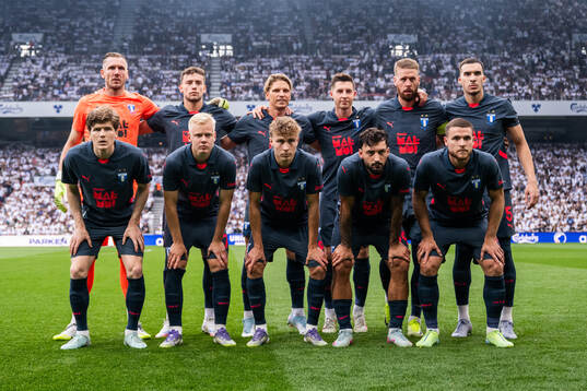 The starting eleven of Malmö FF