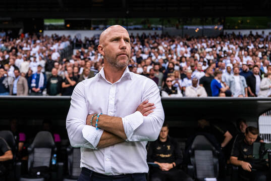 Head coach Henrik Rydström  of Malmö FF