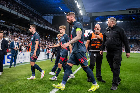 Pontus Jansson of Malmö FF looks dejected
