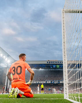 Goalkeeper Robin Olsen of Malmö FF looks dejected