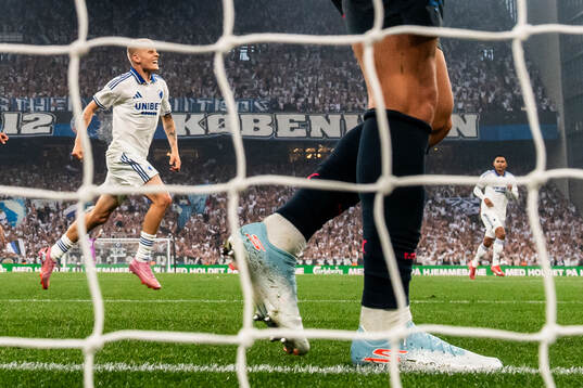 Magnus Mattsson of FC Copenhagen celebrates his 4-0 goal