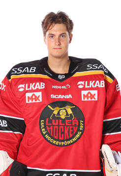 Luleås målvakt Isak Sörqvist