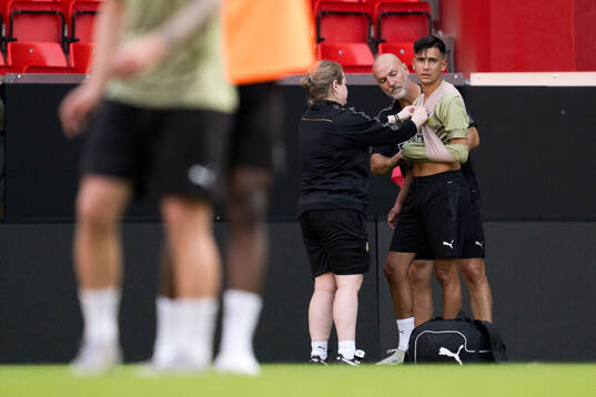 Danilo Al-Saed receives medical attention