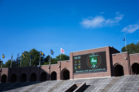 Interiör vy av Stockholm Stadion
