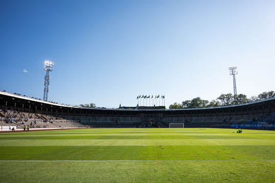 Interiör vy av Stockholm Stadion