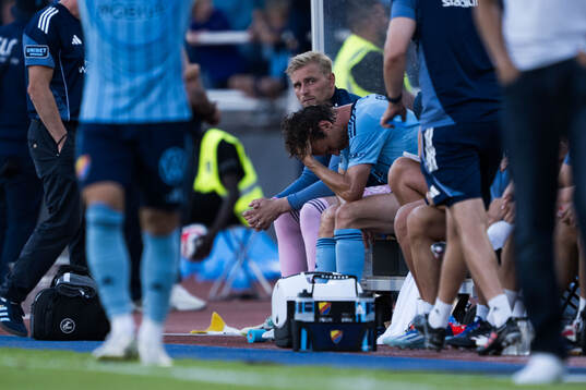Djurgårdens Albin Ekdal deppar