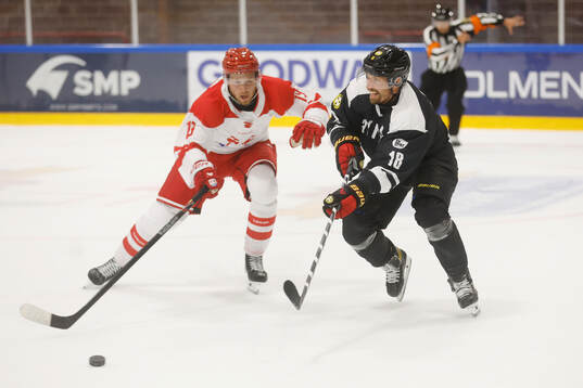 Brynäs Anton Rödin och Timrås Marcus Westfält
