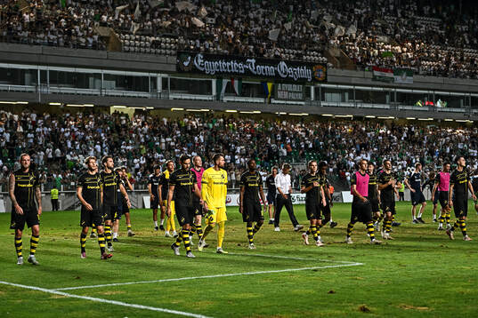 Players of AIK look dejected