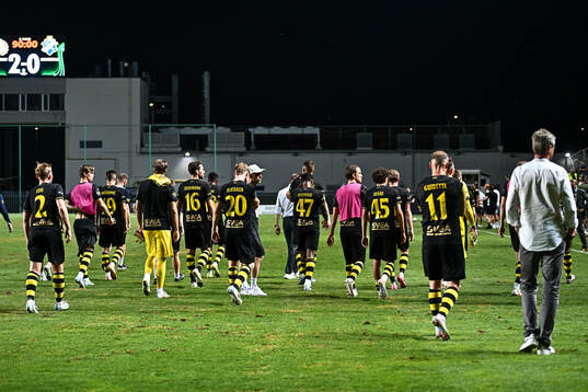 Players of AIK look dejected