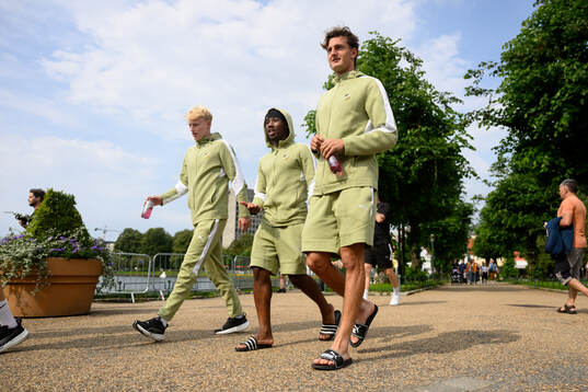 Lasse Madsen, Sanders Ngabo and Silas Andersen