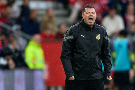 Coach Jens Gustafsson of Häcken