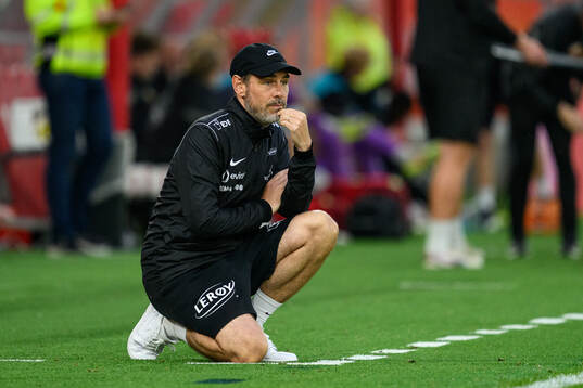 Coach Freyr Alexandersson of Brann