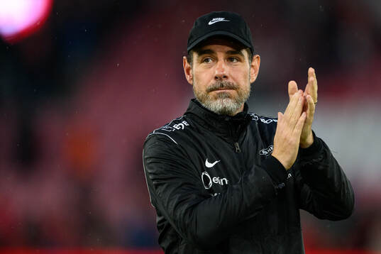 Coach Freyr Alexandersson of Brann