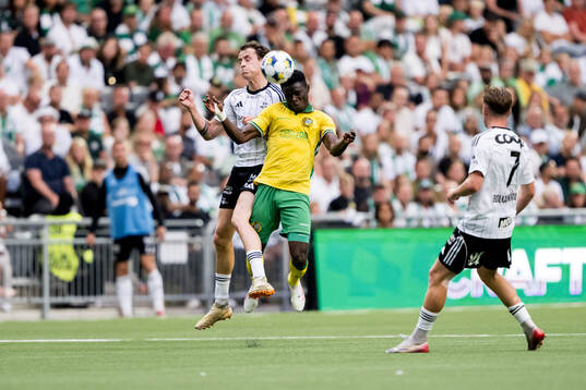 Ole Sæter of Rosenborg and Ibrahima Breze Fofana of