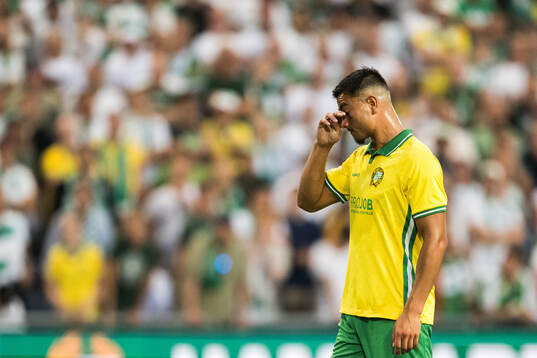 Jusef Erabi of Hammarby looks dejected