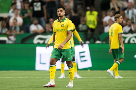 Jusef Erabi of Hammarby looks dejected