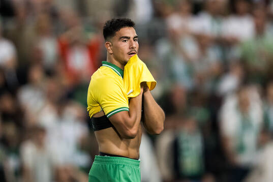 Jusef Erabi of Hammarby looks dejected