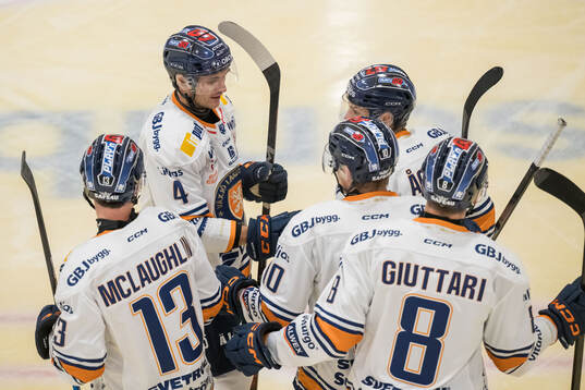 Växjös Dylan Mclaughlin, Keegan Lowe och Manuel Ågren