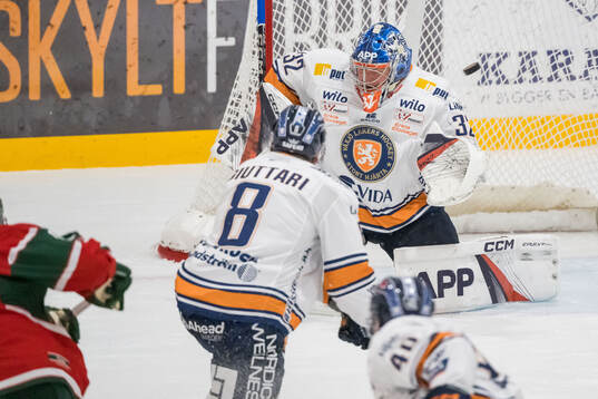 Växjös målvakt Ludvig Persson