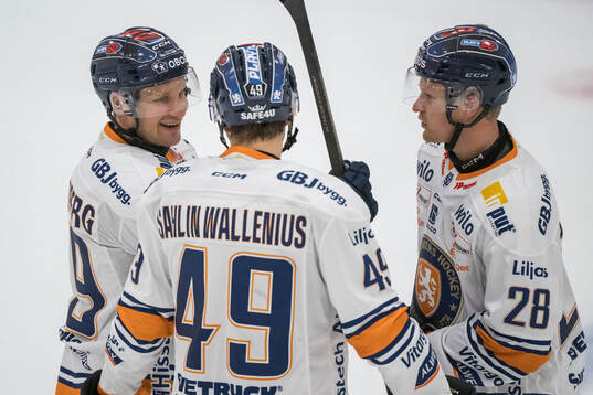 Växjös Sebastian Strandberg, Leo Sahlin Wallenius och