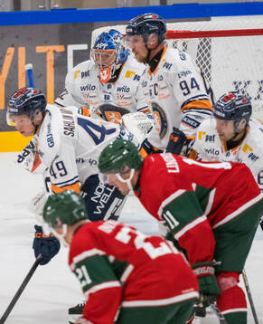 Växjös målvakt Ludvig Persson