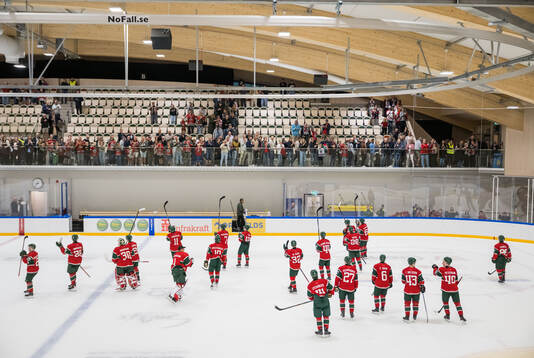 Efter träningsmatchen i ishockey mellan Frölunda och