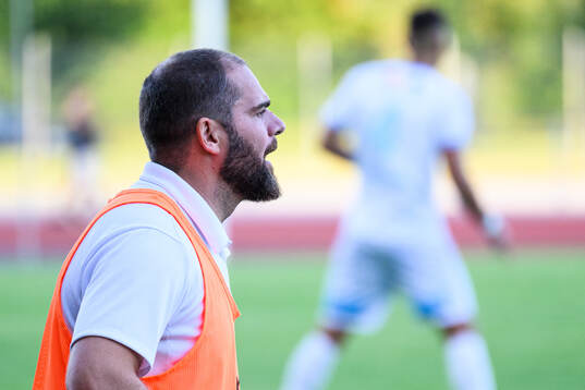 Staffanstorp Uniteds tränare Haris Saranovic