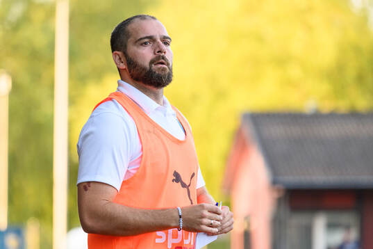Staffanstorp Uniteds tränare Haris Saranovic