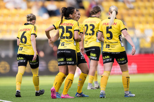 Elfsborgs Izabella Bergström jublar