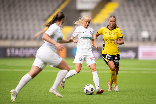 Jitexs Ida Kjellman och Elfsborgs Alice Broman