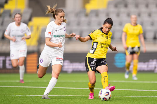 Jitexs Tindra Ivarsson Lidström och Elfsborgs Izabella