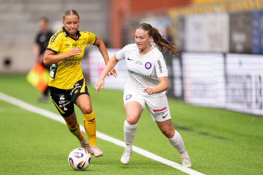 Elfsborgs Alice Broman och Jitexs Josefine Eklund
