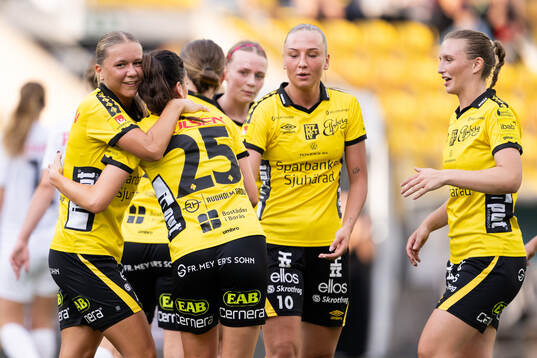 Elfsborgs Alice Broman, Izabella Bergström, Stina Jensen