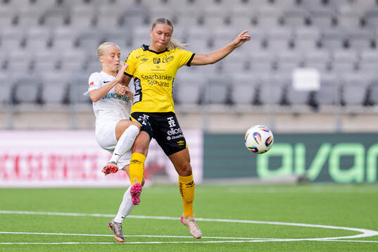 Jitexs Ida Kjellman och Elfsborgs Alice Broman
