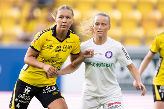 Elfsborgs Alice Broman och Jitexs Ida Kjellman