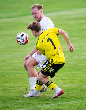 IFK Hässleholms Max Persson och Österlens Gustav Jönsson