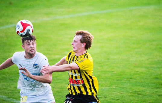 IFK Hässleholms Sam Hegdal i matchens i division 2 mellan