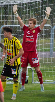 IFK Hässleholms Gabriel Gagzis i matchens i division 2
