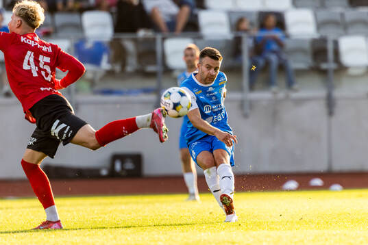 Trelleborgs Zean Peetz Dalugge och Oddevolds Oscar Iglicar