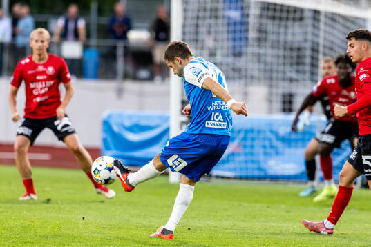 Oddevolds Liridon Kalludra skjuter in 2-2